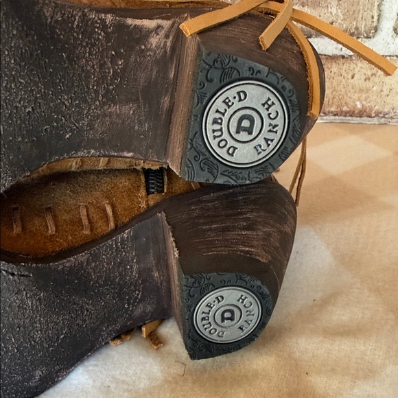 Double D Ranch Fringe ankle boots 8.5 - Picture 6 of 9